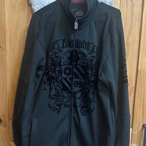 2008 Ecko Unltd x Star Wars Darth Vader Stormtrooper Full Zip XL jacket.